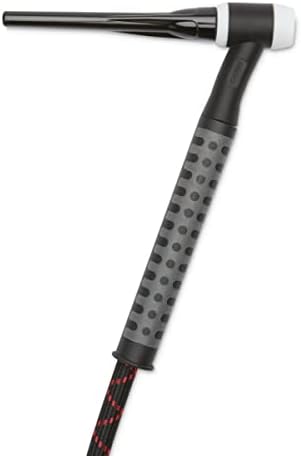 Lincoln Electric Caliber 17 Series TIG Torch | for Air-Cooled TIG Welding | Flexible Torch Head | 25 FT, 1 Piece Cable | K4841-17F-2