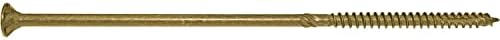 Jake Sales #14 x 7 Bronze Coated Multipurpose Wood Screw Torx/Star Drive Flat Head (1 Pound - 22 Approx. Screw Count) Exterior Coated - ACQ Compatible Wood Screws