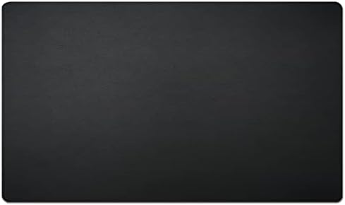 Nekmit Leather Desk Blotter Pad 24 x 14 Inches, Flat, Non-Slip, Waterproof, Black