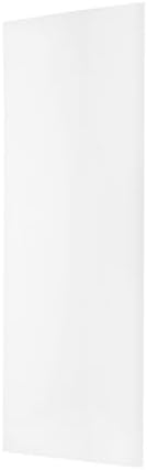 MECCANIXITY UHMW Sheet Ultra High Molecular Weight Polyethylene Sheet, 1/4" Thick Hard HDPE Plastic Sheet Board for Marine Board,DIY Craft, Marine Plywood 12" x 6" White