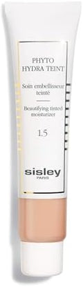 Sisley Paris Phyto-Hydra Teint, No. 1.5 Beige - 40 mL - Beautifying Tinted Moisturizer - Evens, Corrects & Illuminates - Glide-On, Light Texture for Glowy, Bare-Skin Finish