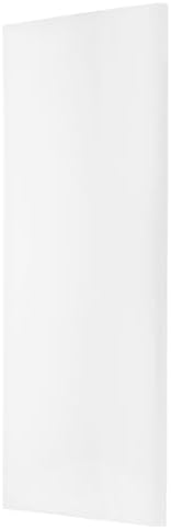 MECCANIXITY UHMW Sheet Ultra High Molecular Weight Polyethylene Sheet, 1/2" Thick Hard HDPE Plastic Sheet Board for DIY Craft 12" x 24" White