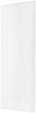 MECCANIXITY UHMW Sheet Ultra High Molecular Weight Polyethylene Sheet, 1/2" Thick Hard HDPE Plastic Sheet Board for DIY Craft 12" x 24" White