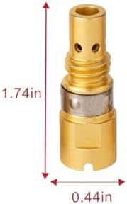 5-PK Gas Diffuser D-M100 Compatible with Miller Multimatic 215,220 Millermatic 141,142,211 MIG GUN AccuLock MDX100 consumables