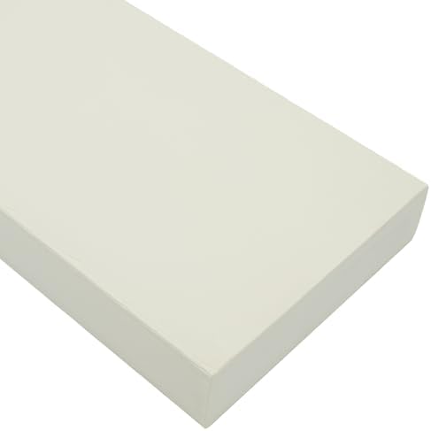 BuyPlastic Tangent Poly Lumber - Bright White, 1x4 (0.75" x 3.5"), 72" Length - HDPE Plastic Board for Outdoor Furniture and More