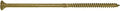 Jake Sales #14 x 6 Bronze Coated Multipurpose Wood Screw Torx/Star Drive Flat Head (1 Pound - 25 Approx. Screw Count) Exterior Coated - ACQ Compatible Wood Screws
