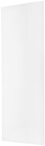 MECCANIXITY UHMW Sheet Ultra High Molecular Weight Polyethylene Sheet, 1/16" Thick Hard HDPE Plastic Sheet Board for DIY Craft 12" x 24" White