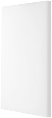 MECCANIXITY UHMW Sheet Ultra High Molecular Weight Polyethylene Sheet, 1/2" Thick Hard HDPE Plastic Sheet Board for DIY Craft 6" x 8" White
