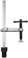 Generic Insertion Clamp Fixture Ratchet Function Table Clamp Bench Tool Alloy Steel Holding Device Suitable for Workshop Metalworking Carpentry Assembly, T-bar Insert Clamp 160x80 Base 20mm