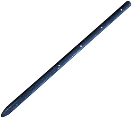 Sandbaggy 18 Inch Round Steel Concrete Form Stakes with Nail Holes, Heavy Duty Rust Resistant Form Pins for Concrete Forms, Slabs, Driveways, Sidewalks, Curbs & Footings, 20 Pack, 3/4 in x 18 in