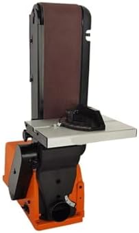 Belt Sander, Grinding Wheel Sand Belt Machine Variable Speed Combination Bench Sander Disk with Cast Iron Base