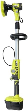 RYOBI ONEAND 18V Cordless SOAP Dispensing Scrubber KIT with 2.0 AH Battery and Charger PC