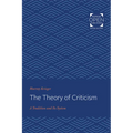 The Theory of Criticism: A Tradition and Its System - Paperback