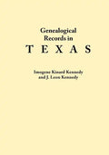 Genealogical Records in Texas - Paperback