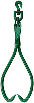 Timber Claw Hook, 25 in - Swivel Log Lifting Tongs Heavy Duty Grapple Timber Claw, Lumber Skidding Tongs Logging Grabber 25" Jaw Opening