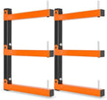 VEVOR Lumber Rack, 3-Tier 2-Pack 110 lbs per Tier, Foldable Wood Storage