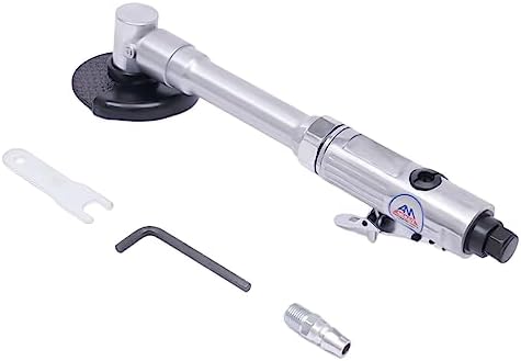 Pneumatic Angle Grinder Long Handle Pneumatic Cut off Air Cutting Too 18000RPM 1/4'' Air Inlet for Polishing, Cut Off Metal