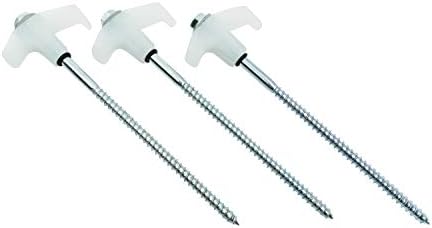Outback Element® - 15 Tent Stakes Heavy Duty with Glow in the Dark Heads + Bonus Canvas Carry Pouch and Hex Drill Bit