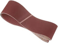 2 Pcs Sanding Belts 6 x 89 Inch 180 Grit Aluminum Oxide