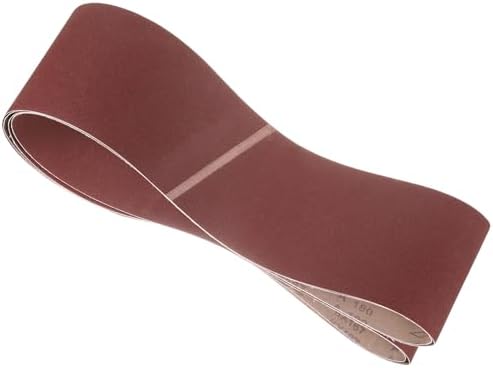 2 Pcs Sanding Belts 6 x 89 Inch 180 Grit Aluminum Oxide
