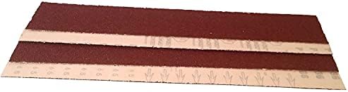 Starcke Premium Aluminum Oxide Longboard Sanding Sheets 2-3/4 x 16-1/2 Inch - PSA Sticky Back Sandpaper For Wood, Auto Body, Paint, Metal, And Plastics (50, 400 Grit)