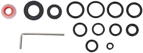 Garosa 16 in 1 Faucet Wrench Tool Set for Sink Repair, Plumbing Repair Kit Nylon Multi-Functional Faucet Repair Tools, Includes Various Gaskets and Storage Box for Home Plumbing Maintenance