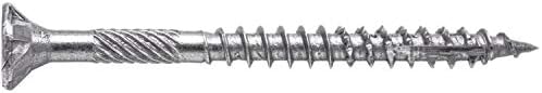 Jake Sales #8 x 2 Silver Star Stainless Steel Wood Screw Torx/Star Drive Head - Grade 305 Stainless Steel Torx/Star Drive Wood Screws - (1 Pound - 153 Approx. Screw Count)