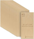 Baltic Birch Plywood, 3 mm 1/8 Craft Wood, B/BB Grade Baltic Birch Sheets, Stronger Than Basswood Sheets, Perfect for Laser, CNC Cutting and Wood Burning, by Woodpeckers (45, 6" x 12", 1/8" Thick)