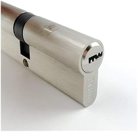 Euro Cylinder Lock,Lock Cylinder Double Open Lock Door Window Security Cylinder Living Room Lock Handle Customized Brass Key Door Barrel Lock(60mm(30 30))