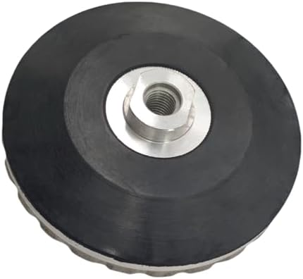 Snail Lock Adapter 4" - Aluminum Back-Up Pad Stone Edge Polishing Pads Holder with 5/8"-11 Arbor (4 Inch)