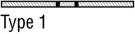 Mercer Industries 614120-4" x 1/16" x 3/8" Cut-Off Wheels for Metal (50 pack)