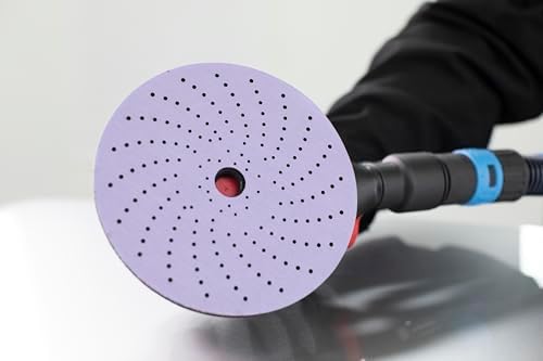3M Cubitron II Hookit Clean Sanding Abrasive Disc 31463, 3 in, 320+ Grade, Pack of 50 Discs, Virtually Dust-Free, High Performance, Long Lasting, Multi-Hole Pattern, for Automotive Sanding