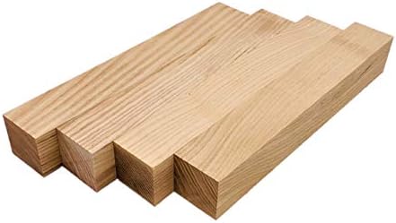 Barrington Hardwoods White Ash Lumber Square Turning Blanks (4 Pieces) (2" x 2" x 24")