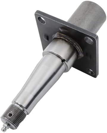 Trailer Round Spindle #84 with 4-Hole Flange Weld On 1.75 Inch with Fastening Accessories
