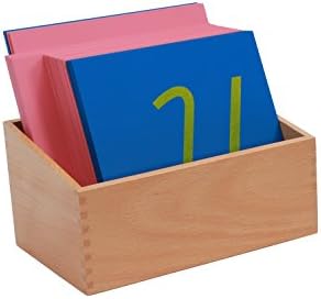 Adena Montessori Sandpaper Letters, Capital Case Cursive, with Box