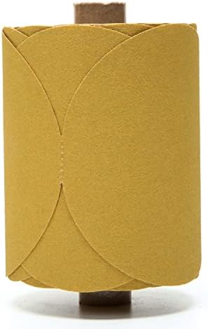 3M Stikit Gold Disc Roll 236U, 01427, 5 in, P100 Grade, 125 Discs Per Roll, Automoitve Abrasives