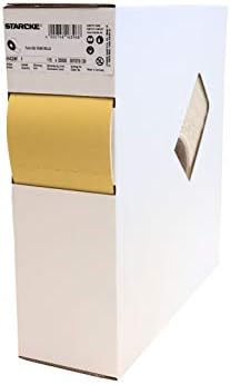 Starcke Premium Foam Back Perforated Sanding Sheets Roll 4-1/2 Inch Wide x 27 Yards Long 179 Sheets | For Wood, Auto Body, Marine, Paint, Primer, Metal, And Plastics (80 Grit)