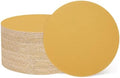 HARFINGTON 100 Pcs 5 Inch Sanding Discs 220 Grit Yellow Aluminum Oxide