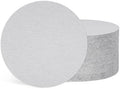 50Pcs Sanding Discs 11In 80Grit Hook and Loop Sandpapers White