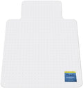 Azadx Heavy Duty Office Chair Mat for Carpet 36" x 48" with Lip Ship Flat