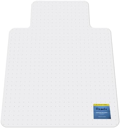 Azadx Heavy Duty Office Chair Mat for Carpet 36" x 48" with Lip Ship Flat