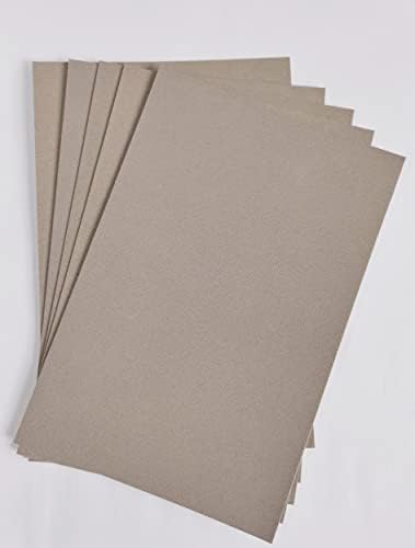 Sanded Pastel Paper,21.49" X 15.4" Brown Art Supplies,Craft Sandpaper,Large Heavyweight Sand Paper for Artists Pencils & Charcoal Soft Oil Pastels(5 Sheets Brown)