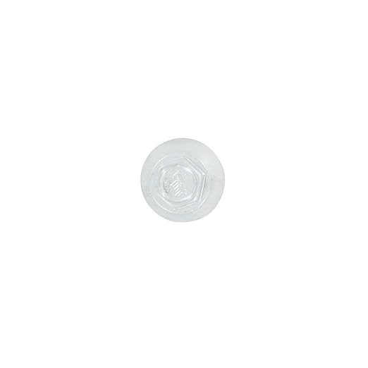 Fasteners Plus ST Fastening #10 x 2 Kwikseal Woodbinder Metal Roofing Screws Metal-to-Wood Bright White (Pack of 250)