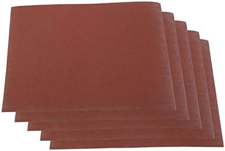 Starcke 25 Pack STARCKE 9” x 11” 400 Grit Cloth Aluminum Oxide Sandpaper Sheets for Wood, Metal & Automotive