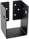 Simpson Strong-Tie APHH46 APHH Concealed-Flange Heavy Joist Hanger - Outdoor Accents Mission Collection, for 4x6 Joist, ZMAX Galvanized & Black-Powder Coated Decorative Hardware