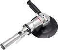 7-inch Air Angle Sander Pneumatic Air Angle Grinder with Sub-Handle and Press Switch 4500rpm Pneumatic Polishing Machine for Floor Stones Tiles Marble Glass Concrete Car Ship