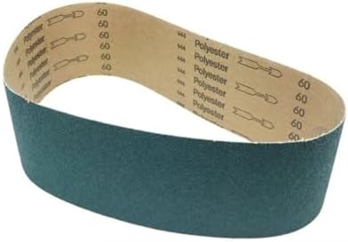 Benchmark Abrasives 4 x 36 Inch Sanding Belts with Zirconia Grains, Sand Paper for Metal Grinding, Sanding, Knife Polishing, Surface Blending Belt Sander for Woodworking (10 Pack), 24 Grit