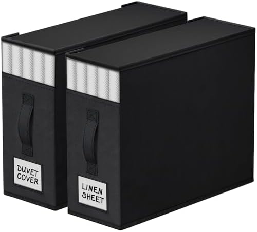 StorageTastic Bed Sheet Closet Organizers and Storage Under Bed Storage