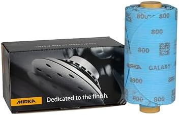 Mirka Galaxy 5'' Ceramic Sanding Discs 800 Grit, Self-Adhesive PSA 100 Pack