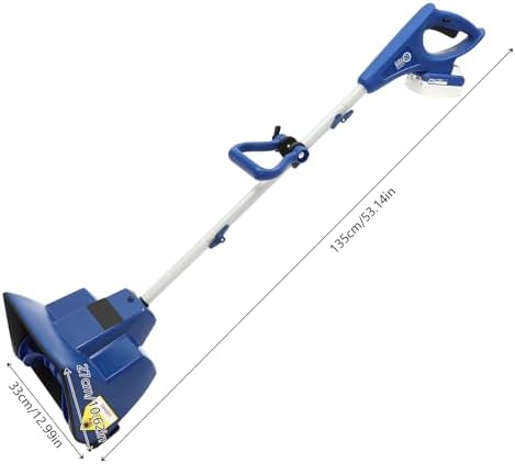 Snow Thrower, Electric Cordless Snow Shovel, DC 24V Snow Blower with Handle, Easy Snow Removal Tool for Driveways, Sidewalks, Patios and Decks
